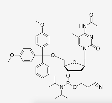 Soem 5-Me--DC (Wechselstrom) - Cer-Phosphoramidite Oligonucleotide-Synthese-Pulver C42H52N5O8P