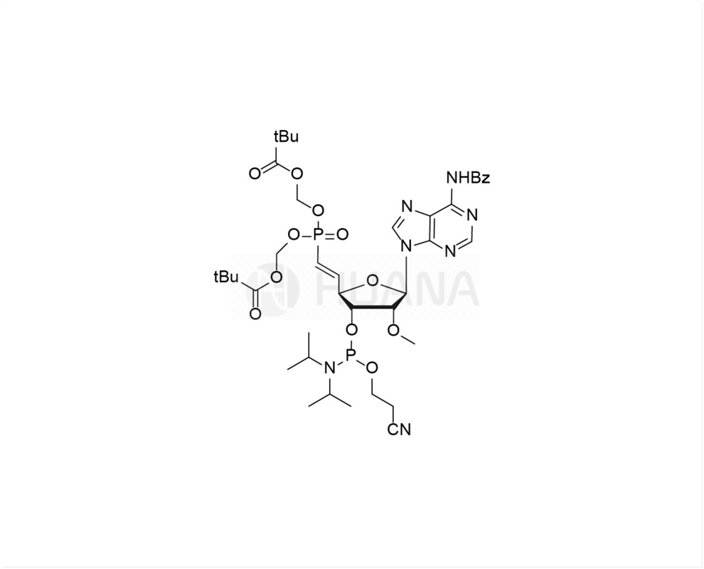5'-POM-(E) -Vinylphosphonat-2'-O-Me-rA(Bz)-3'-CE-Phosphoramidit