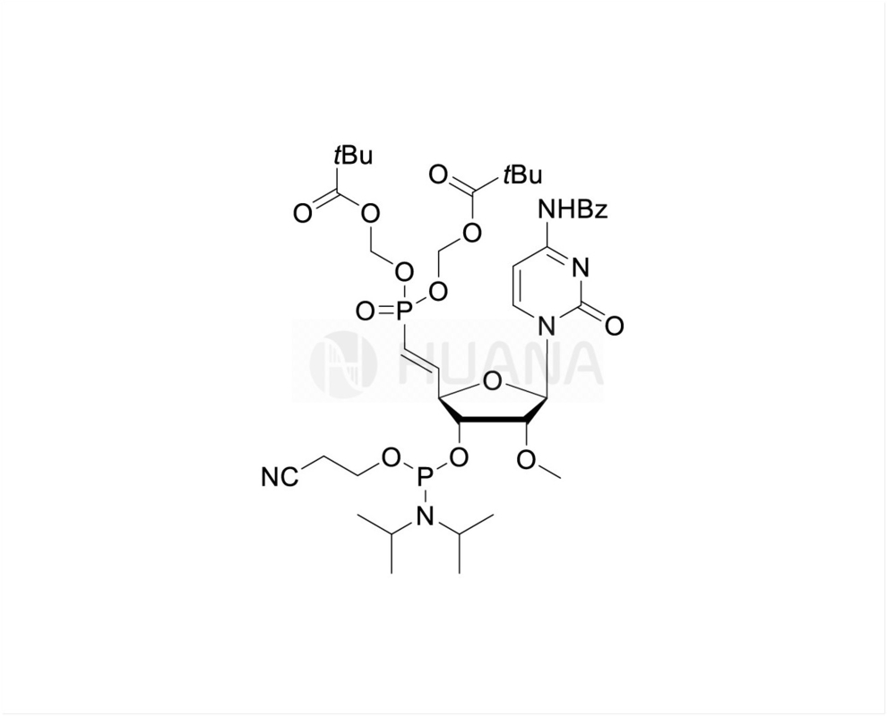 5'-POM-(E) -Vinylphosphonat-2'-O-Me-rC(Bz)-3'-CE-Phosphoramidit