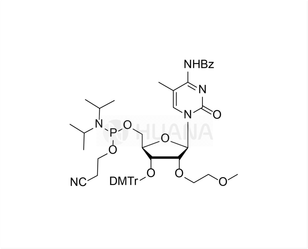3'-O-DMTr-2'-O-MOE-5-Me-rC ((Bz)-5'-CE-Phosphoramidit