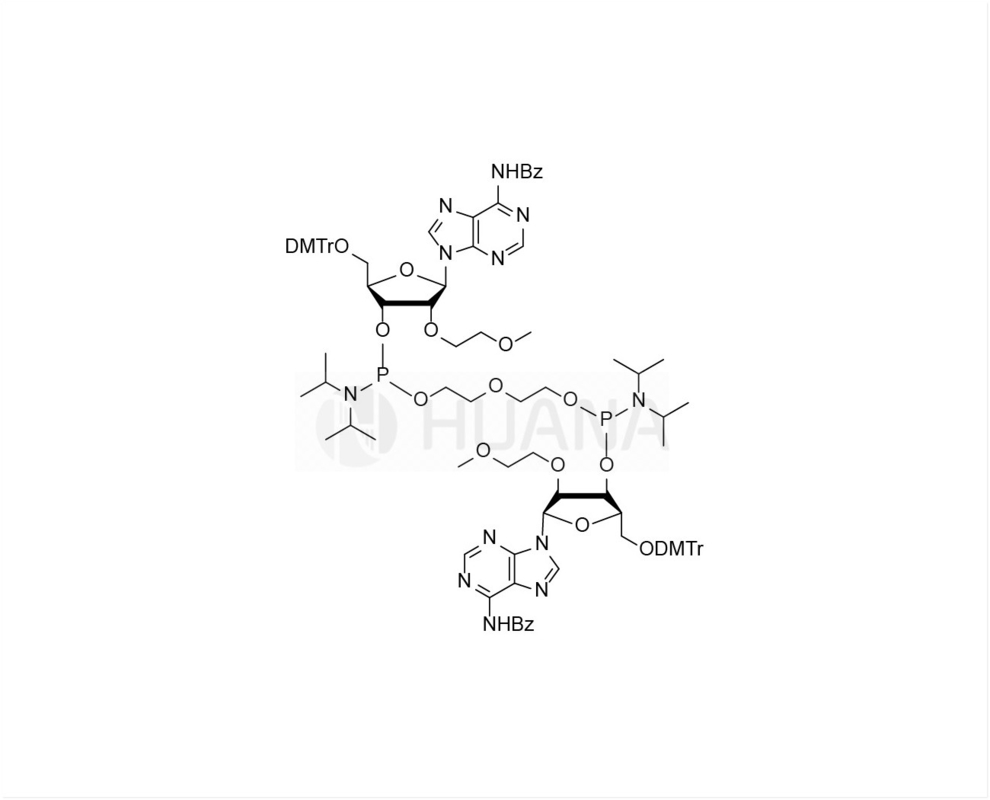 Di ((5'-O-DMTr-2'-O-MOE-rA(Bz)-3'-Oxy) - ((Oxybis ((Ethan-1,2-Diyl)) - bis ((Diisopropylphosphoramidit))